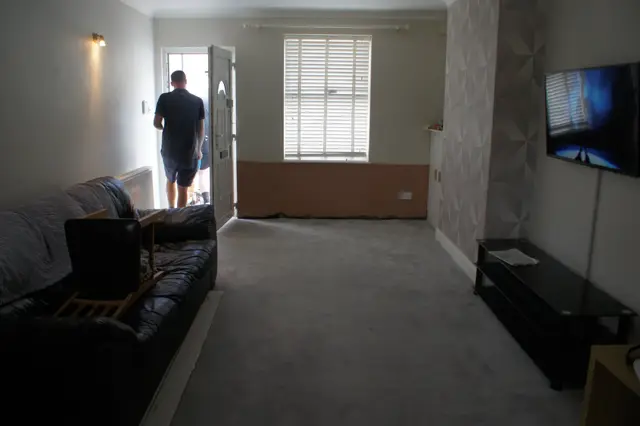 Handed back clean, replastered and ready to decorate
