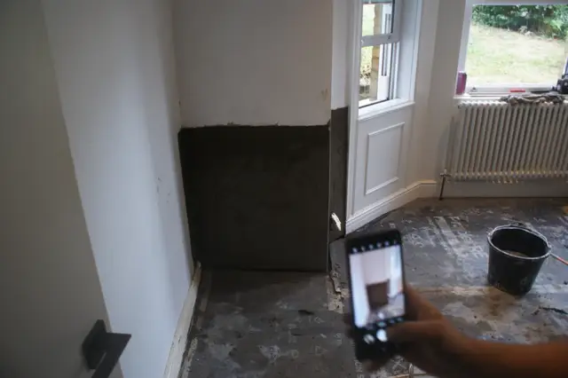 Remedial render works in progress